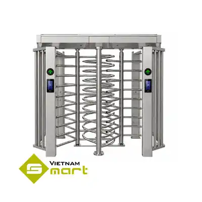 Cổng xoay toàn chiều cao Hikvision DS-K3H4421-120/Pg-Dm65 Full Height 2 làn 650mm, hỗ trợ lắp 4 thiết bị nhận diện khuôn mặt